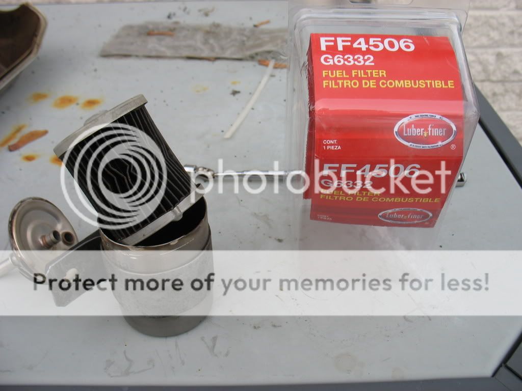 Bad Fuel filter? (collapsed, restriction?)